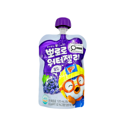 PALDO WATER JELLY GRAPE BEVERAGE(120ML*10)*4 팔도 워터젤리 뽀로로 포도