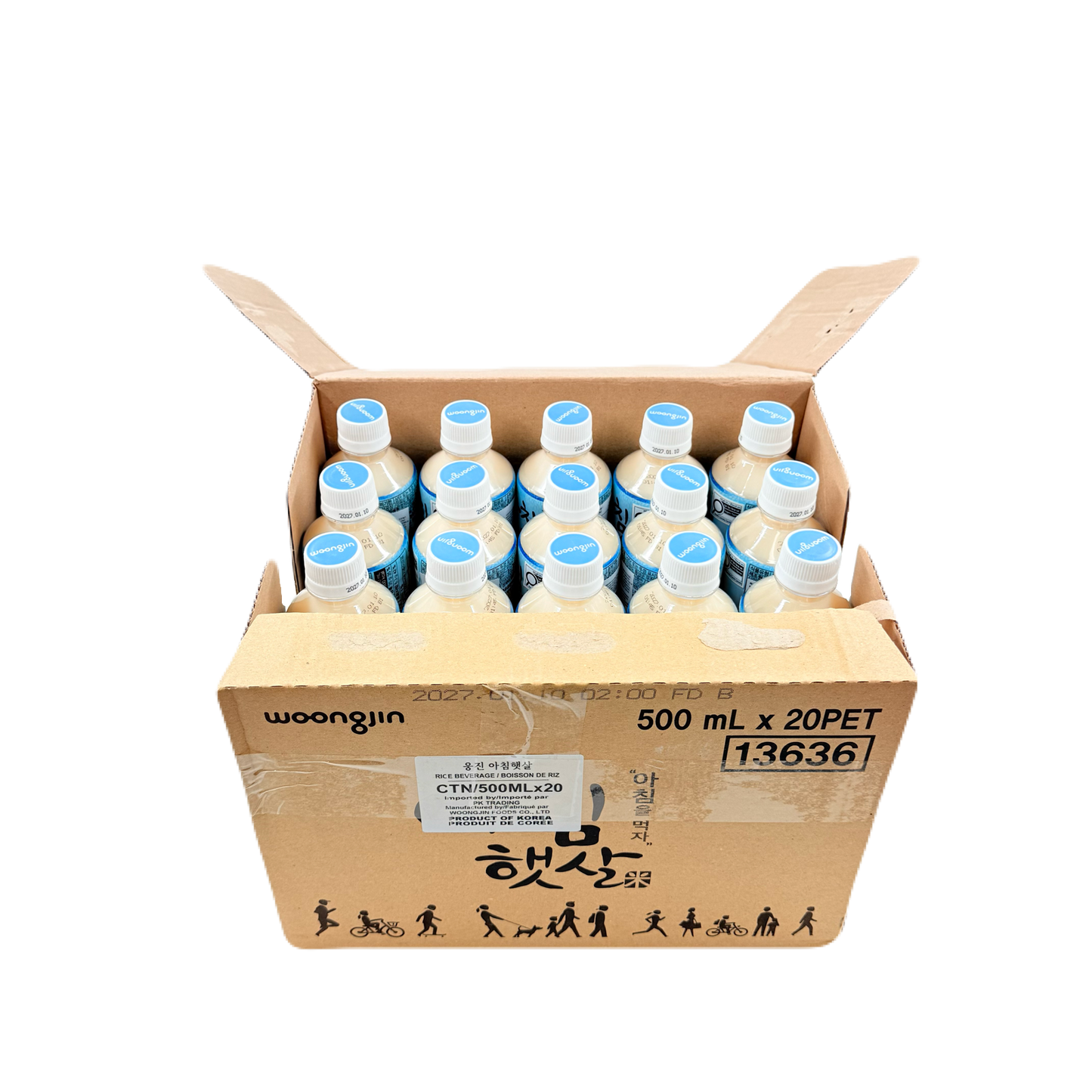 WOONGJIN RICE DRINK (500ml*20) 웅진 아침 햇살