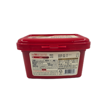 CJ RED PEPPER PASTE (1KG*12) 해찬들 태양초 골드 고추장