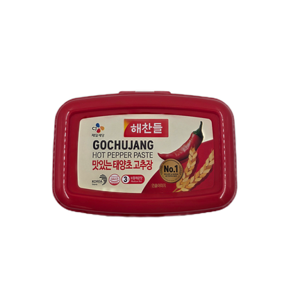CJ RED PEPPER PASTE (1KG*12) 해찬들 태양초 골드 고추장