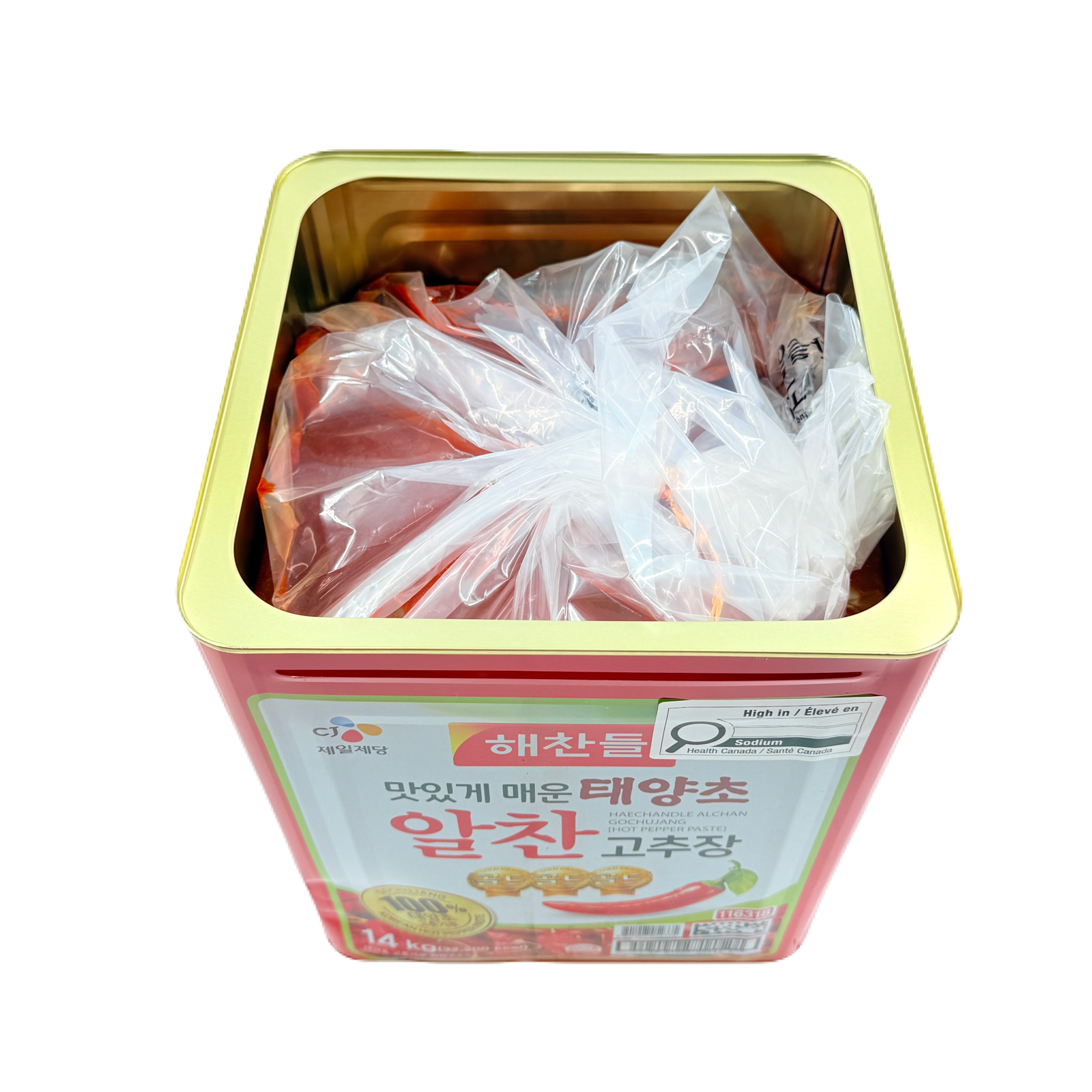 CJ RED PEPPER PASTE (14KG) 해찬들 태양초 알찬 고추장 벌크