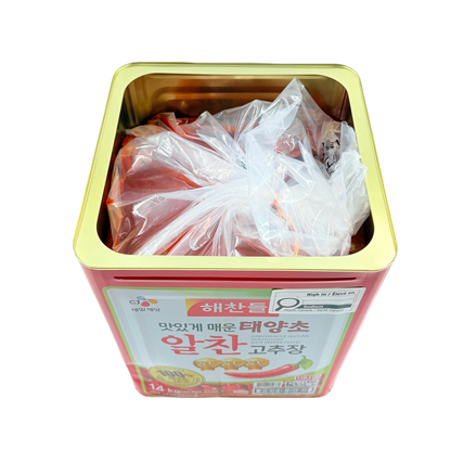 CJ RED PEPPER PASTE (14KG) 해찬들 태양초 알찬 고추장 벌크