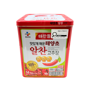 CJ RED PEPPER PASTE (14KG) 해찬들 태양초 알찬 고추장 벌크