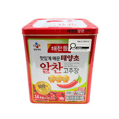 CJ RED PEPPER PASTE (14KG) 해찬들 태양초 알찬 고추장 벌크