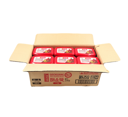 CJ SPICY PEPPER PASTE (1KG*12) 해찬들 매운맛 고추장