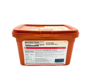 CJ SOYBEAN PASTE (3KG*4) 해찬들 재래식 된장