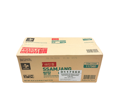 CJ SSAMJANG PASTE (1KG*12) 해찬들 사계절 쌈장