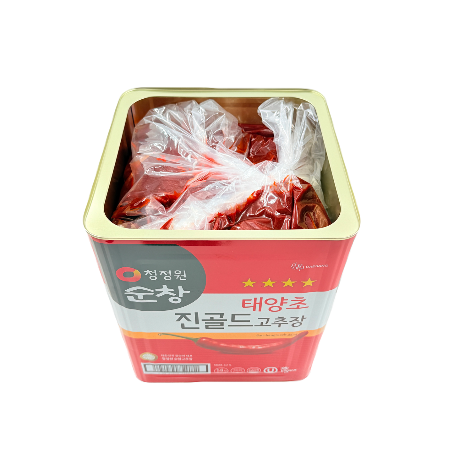 DS RED PEPPER PASTE (14KG) 청정원 순창 진골드 고추장 벌크