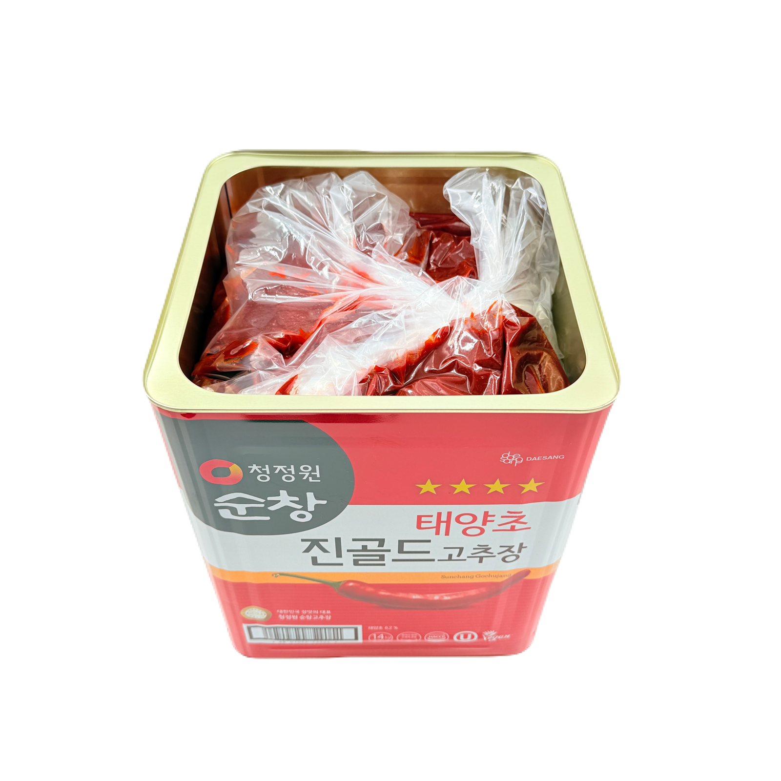 DS RED PEPPER PASTE (14KG) 청정원 순창 진골드 고추장 벌크