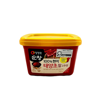 DS RED PEPPER PASTE:BROWN RICE (500G*20) 청정원 현미 태양초 찰 고추장