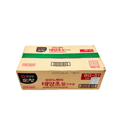 DS RED PEPPER PASTE:BROWN RICE (500G*20) 청정원 현미 태양초 찰 고추장