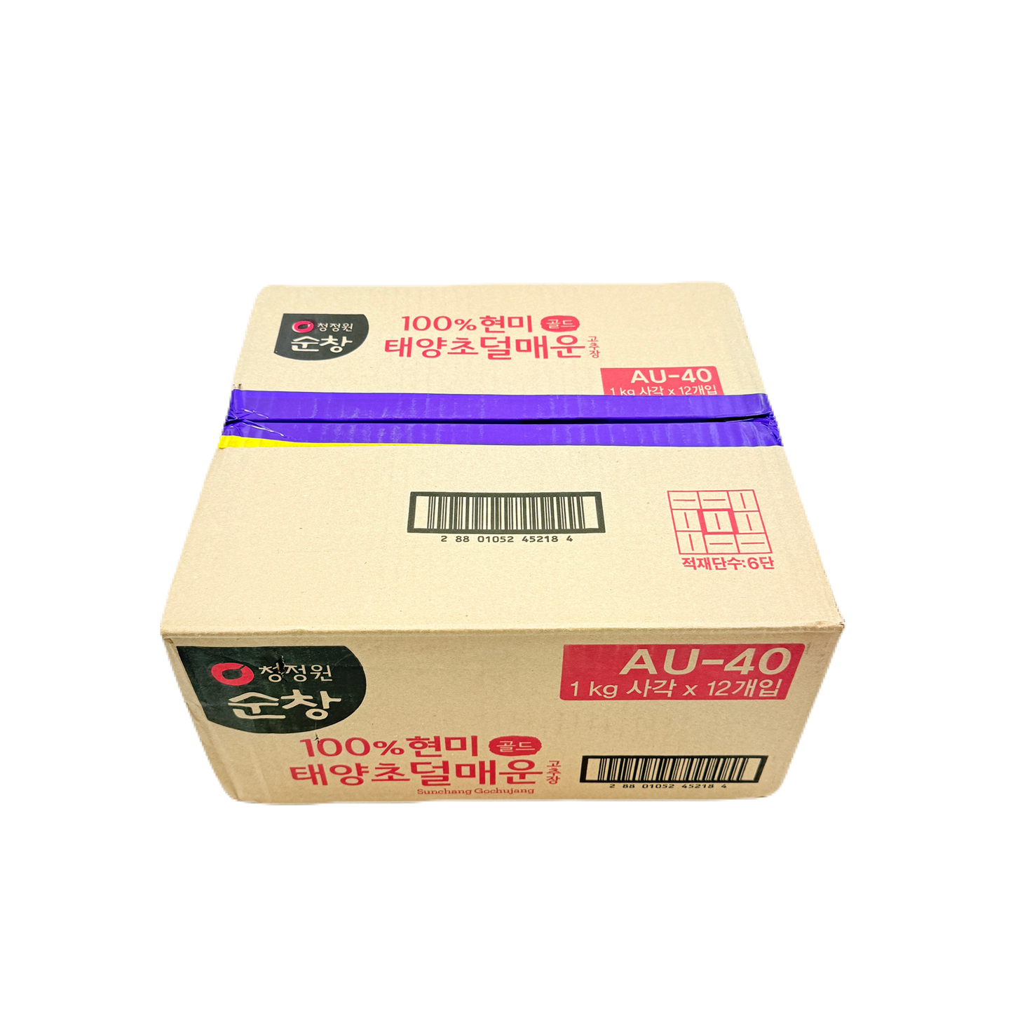 DS RED PEPPER PASTE:BROWN RICE (1KG*12) 청정원 현미 태양초 찰 고추장