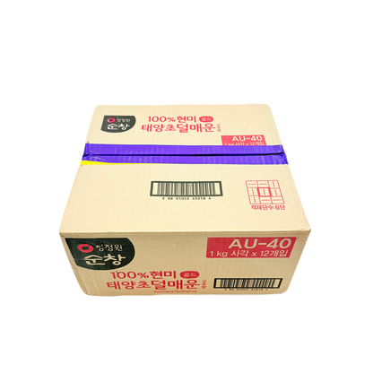 DS RED PEPPER PASTE:BROWN RICE (1KG*12) 청정원 현미 태양초 찰 고추장