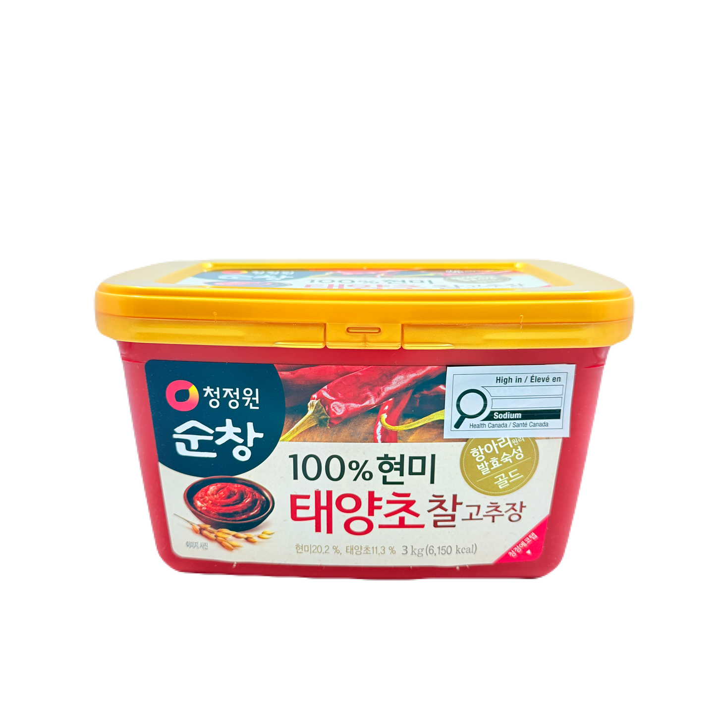 DS RED PEPPER PASTE:BROWN RICE (3KG*4) 청정원 현미 태양초 찰 고추장