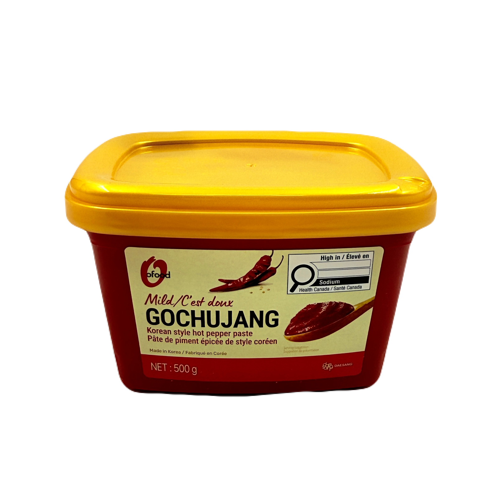 DS LESS-SPICY PEPPER PASTE  (500G*20) 청정원 순창 덜매운 고추장