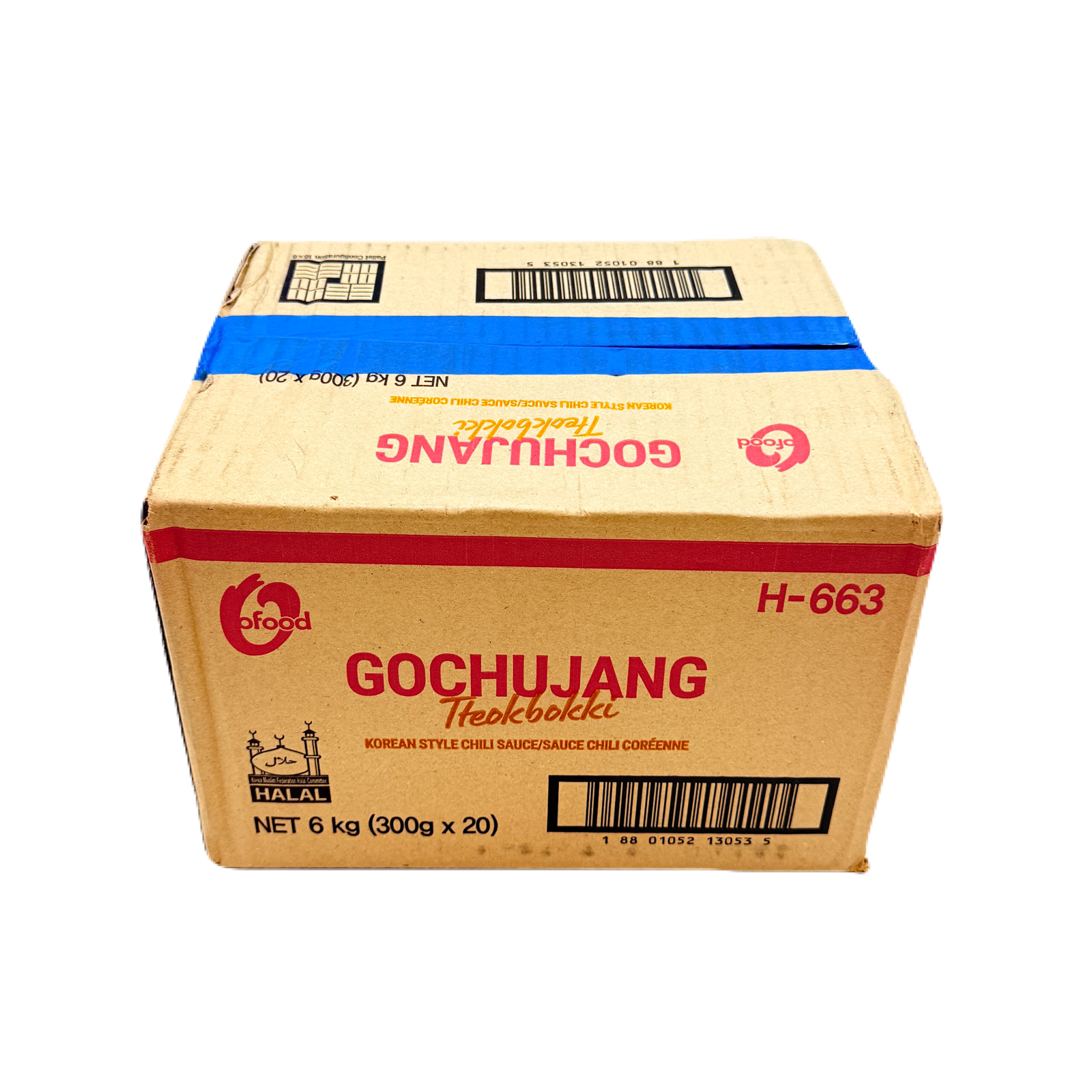 DS TOPPOKI SAUCE HALAL (300G*20) 청정원 오푸드 떡볶이소스 고추장 (할랄)