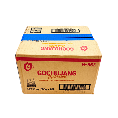 DS TOPPOKI SAUCE HALAL (300G*20) 청정원 오푸드 떡볶이소스 고추장 (할랄)