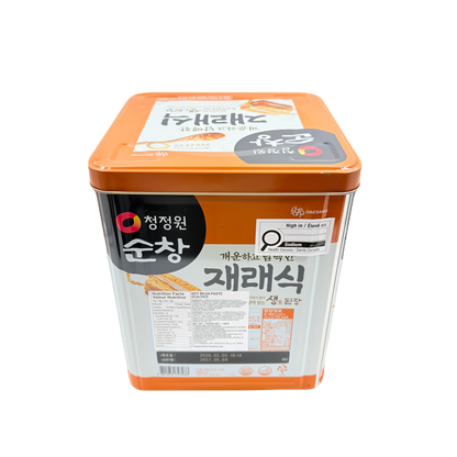 DS SOYBEAN PASTE ( 14KG) 청정원 순창 재래 된장( 캔) 벌크