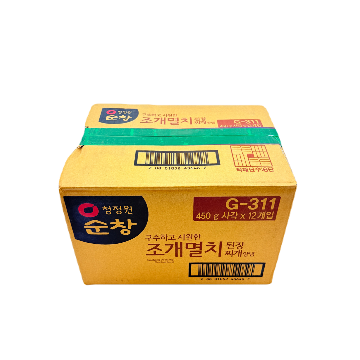 DS CLAM&ANCHOVY SOYBEAN PASTE (450G*12) 청정원 조개멸치찌게된장