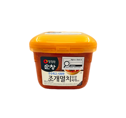 DS CLAM&ANCHOVY SOYBEAN PASTE (900G*8) 청정원 조개멸치 찌게 된장