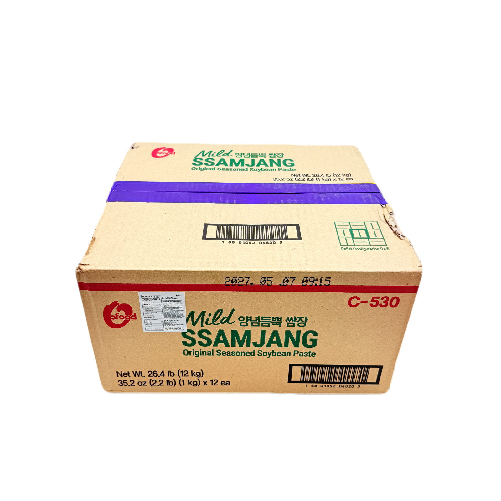 DS SSAMJANG PASTE (1KG*12) 청정원 오푸드 순창 쌈장