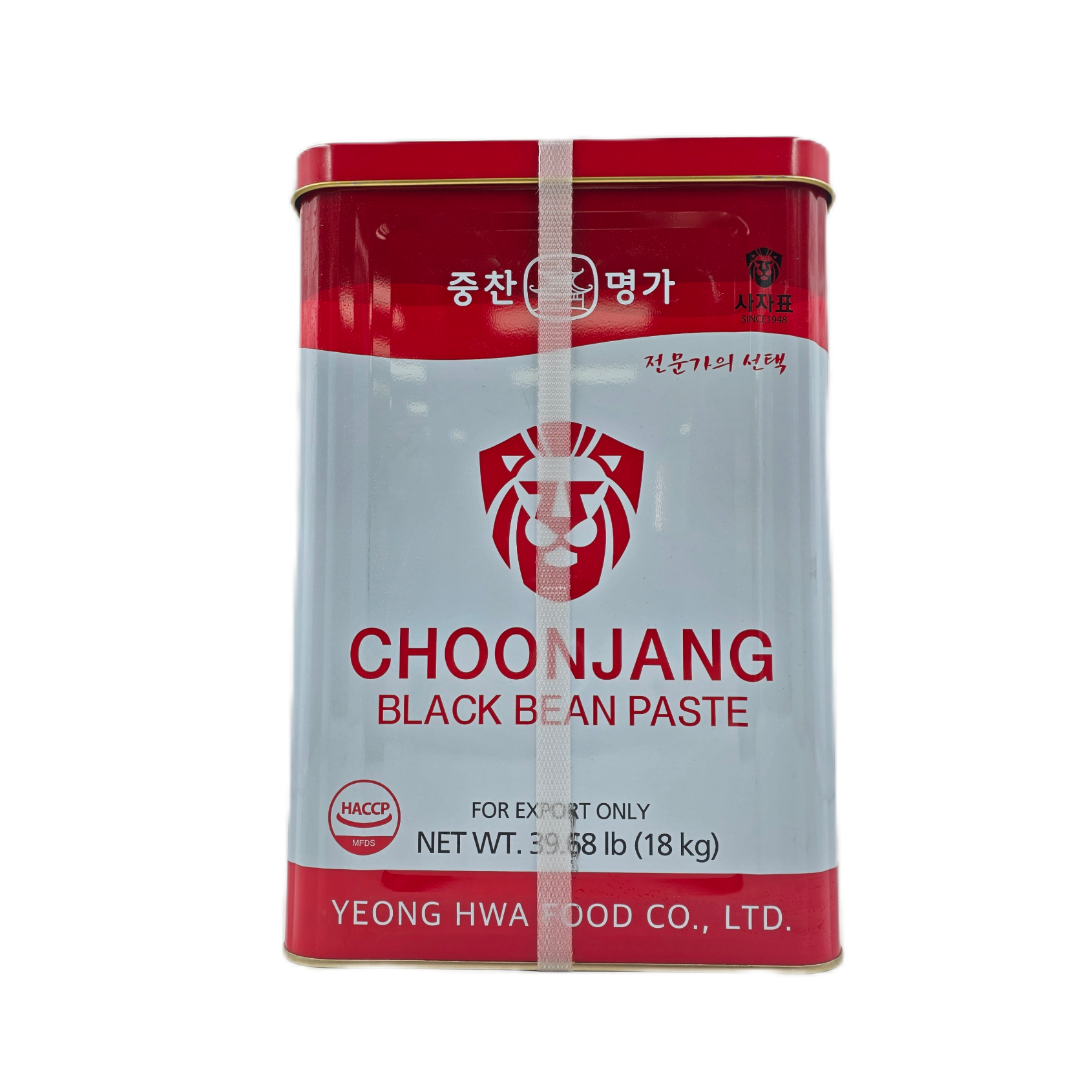 LION SOY BEAN PASTE 18KG 사자표 춘장