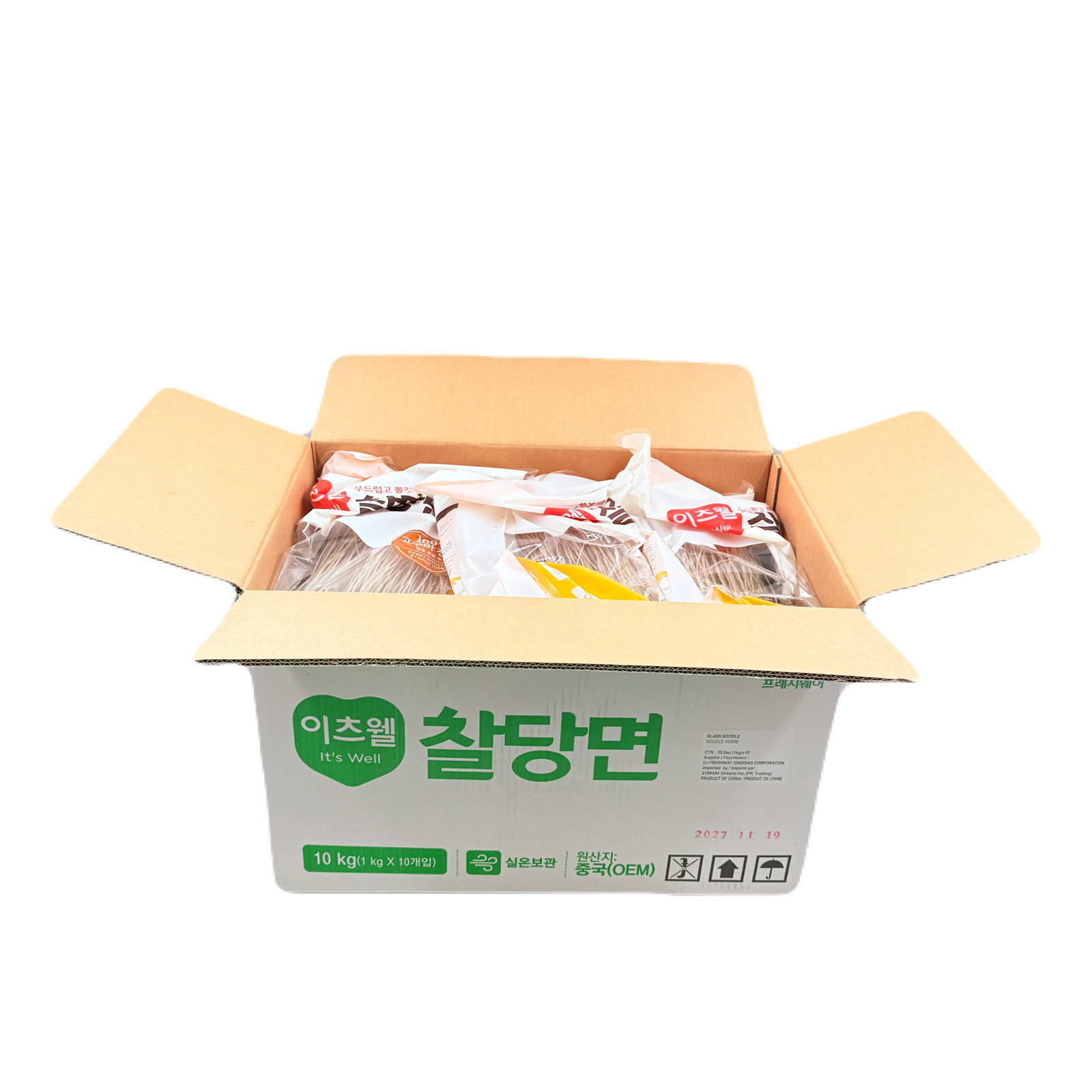 CJ DRIED VERMICELLI (1KG*10) 해찬들 찰 당면