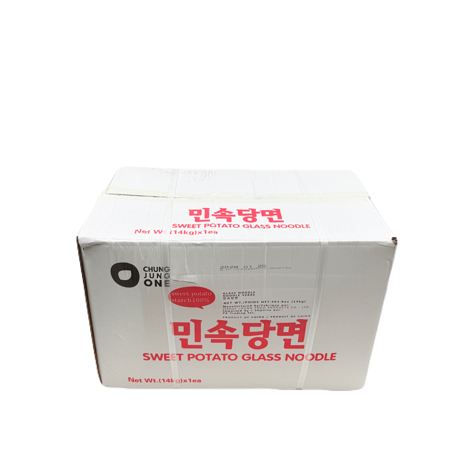 DS MINSOK DRIED VERMICELLI  (14KG) 청정원 민속 당면