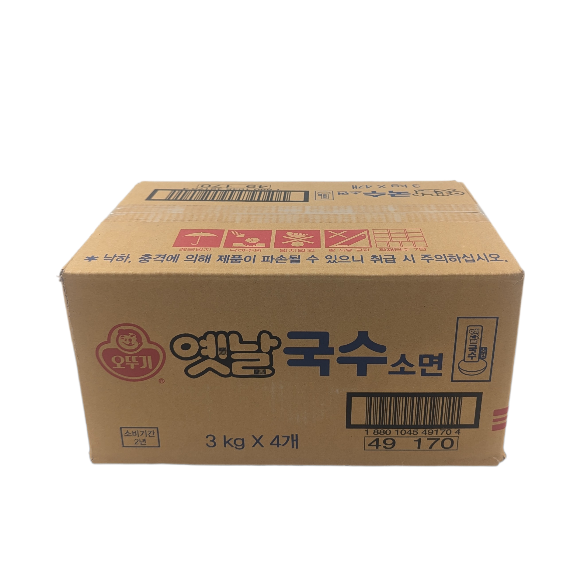 OTTOGI PLAIN NOODLE (3KG*4) 오뚜기 옛날 국수 소면