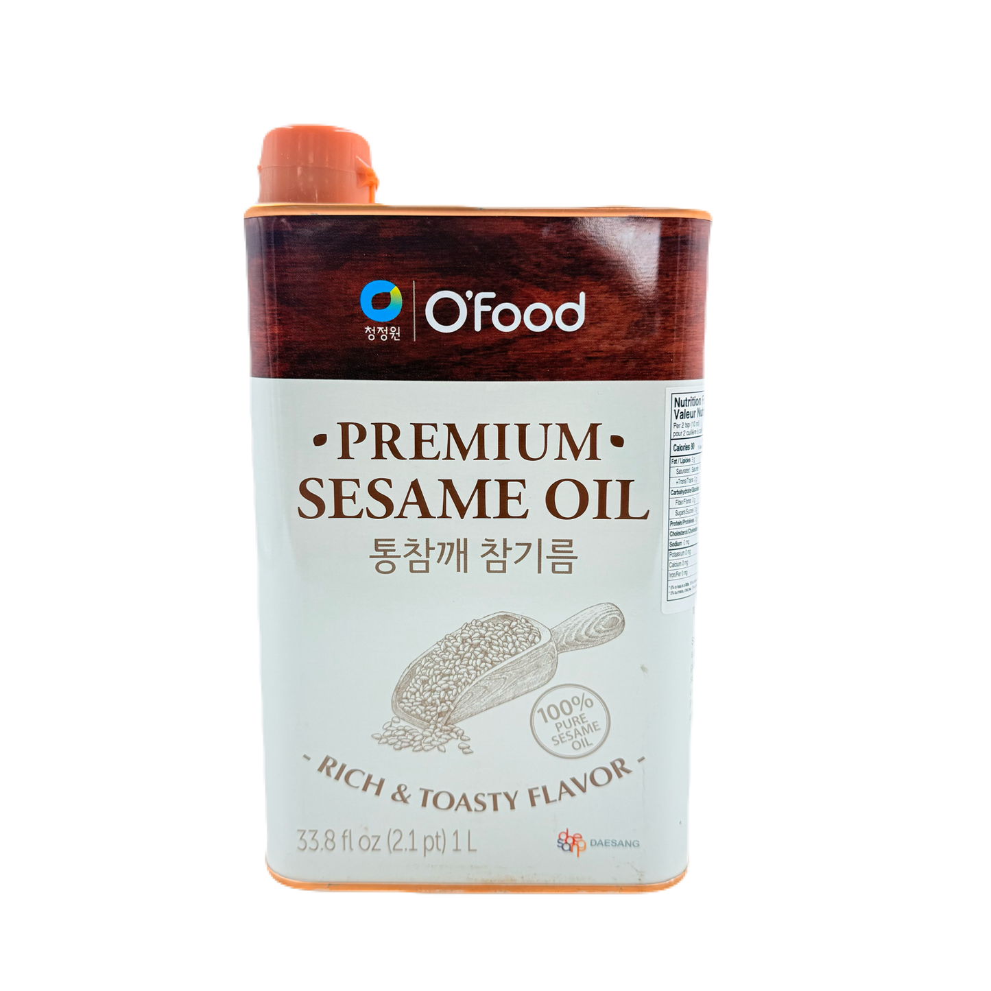 DS SESAME OIL (1L*10) 청정원 통참깨 참기름