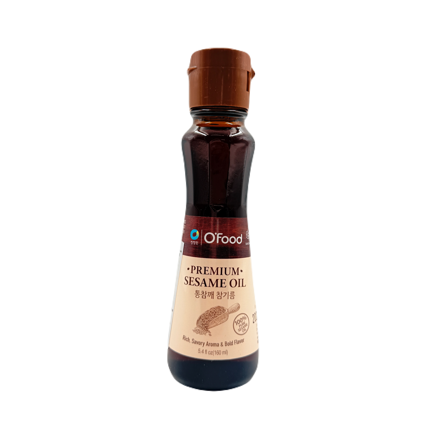 DS SESAME SEED OIL (160ML*20) 청정원 통참깨 참기름 (병)