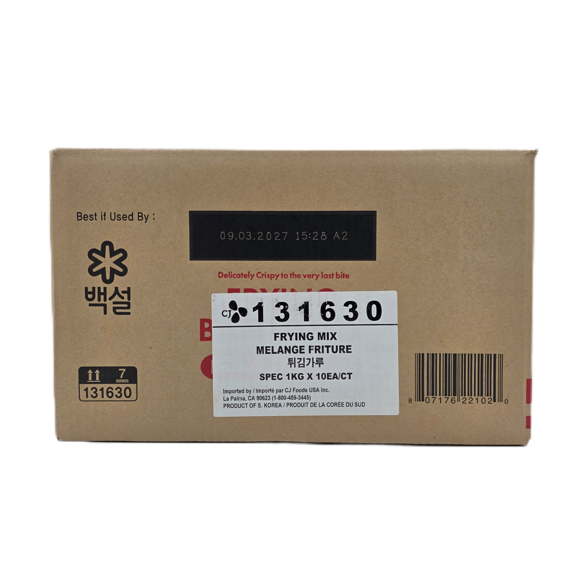 CJ FLOUR FOR FRYING (1KG*10) 백설 튀김가루