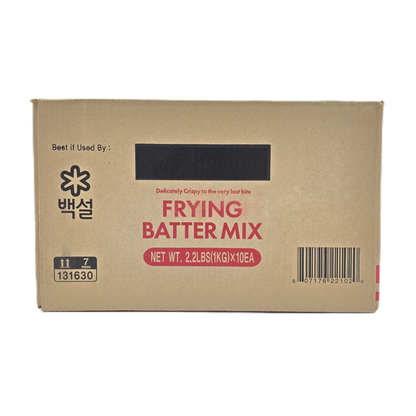 CJ FLOUR FOR FRYING (1KG*10) 백설 튀김가루