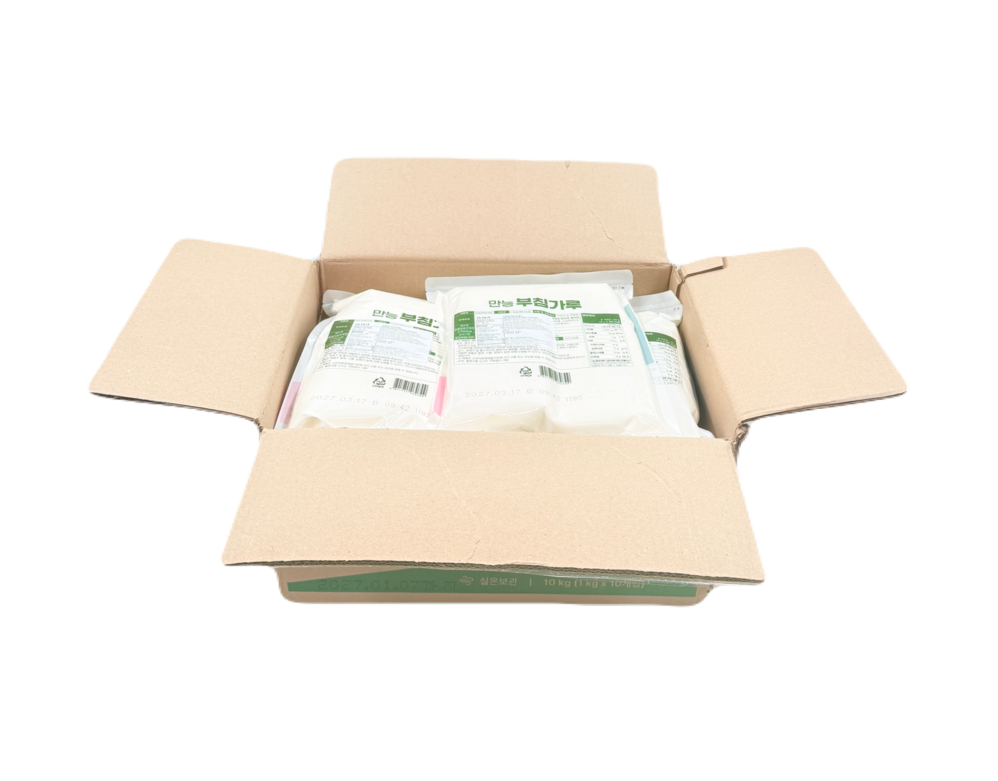 CJ FRESHWAY KOREAN PANCAKE MIX(1KG*10EA) CJ 프레쉬웨이 만능 부침가루