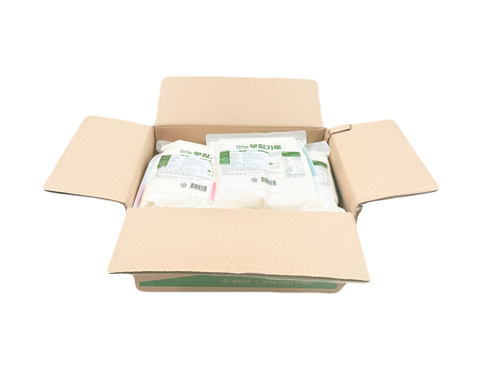 CJ FRESHWAY KOREAN PANCAKE MIX(1KG*10EA) CJ 프레쉬웨이 만능 부침가루