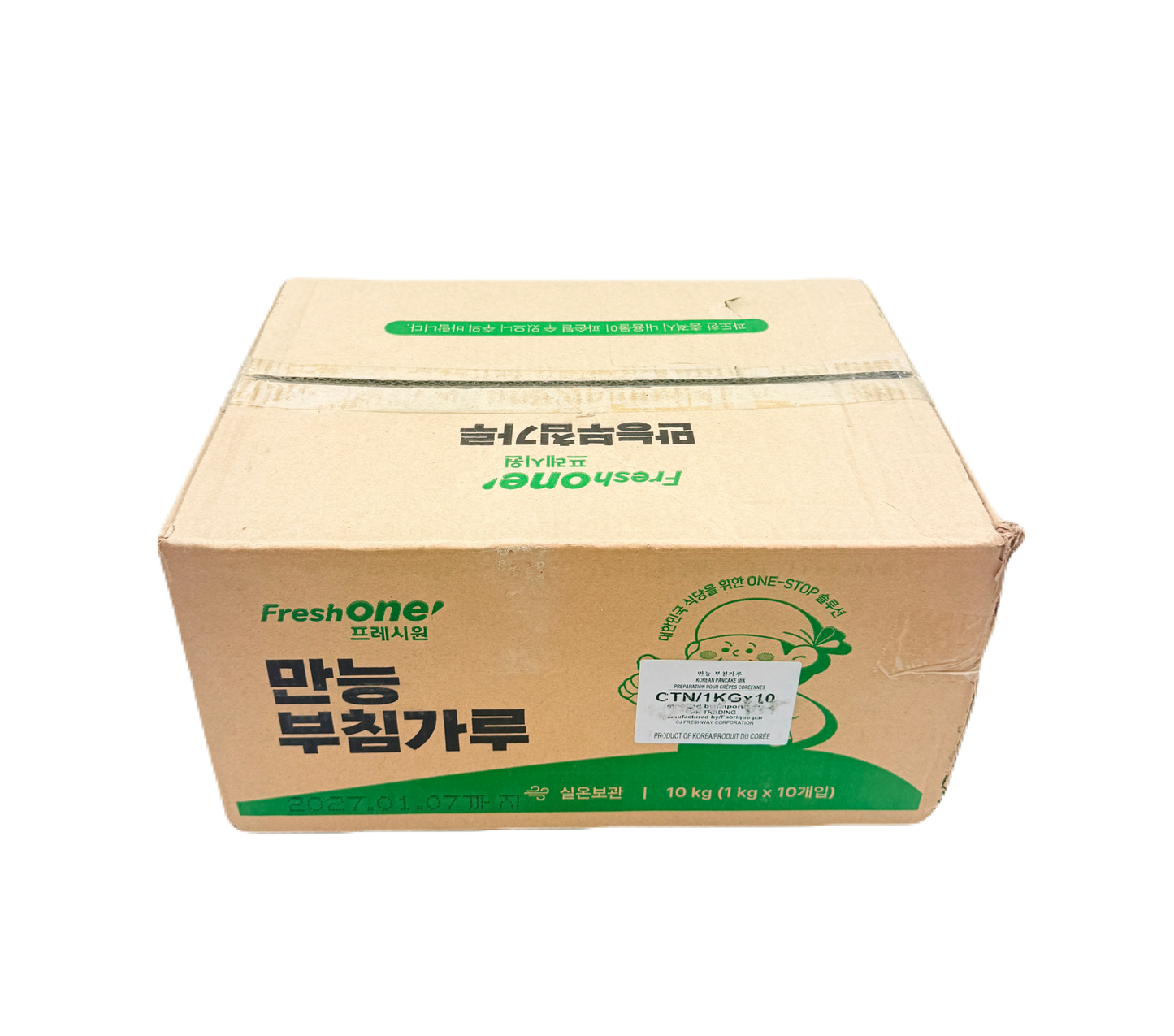 CJ FRESHWAY KOREAN PANCAKE MIX(1KG*10EA) CJ 프레쉬웨이 만능 부침가루