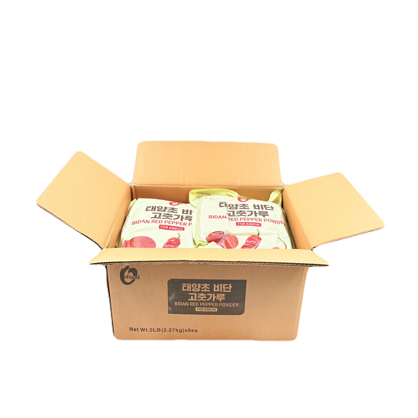 DS RED PEPPER POWDER COARSE (5LB*6) 청정원 비단 고추가루 김치용