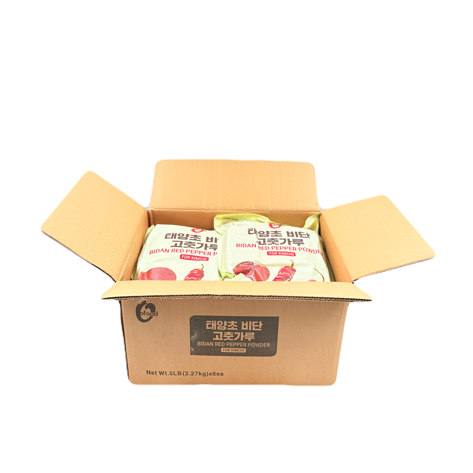 DS RED PEPPER POWDER COARSE (5LB*6) 청정원 비단 고추가루 김치용