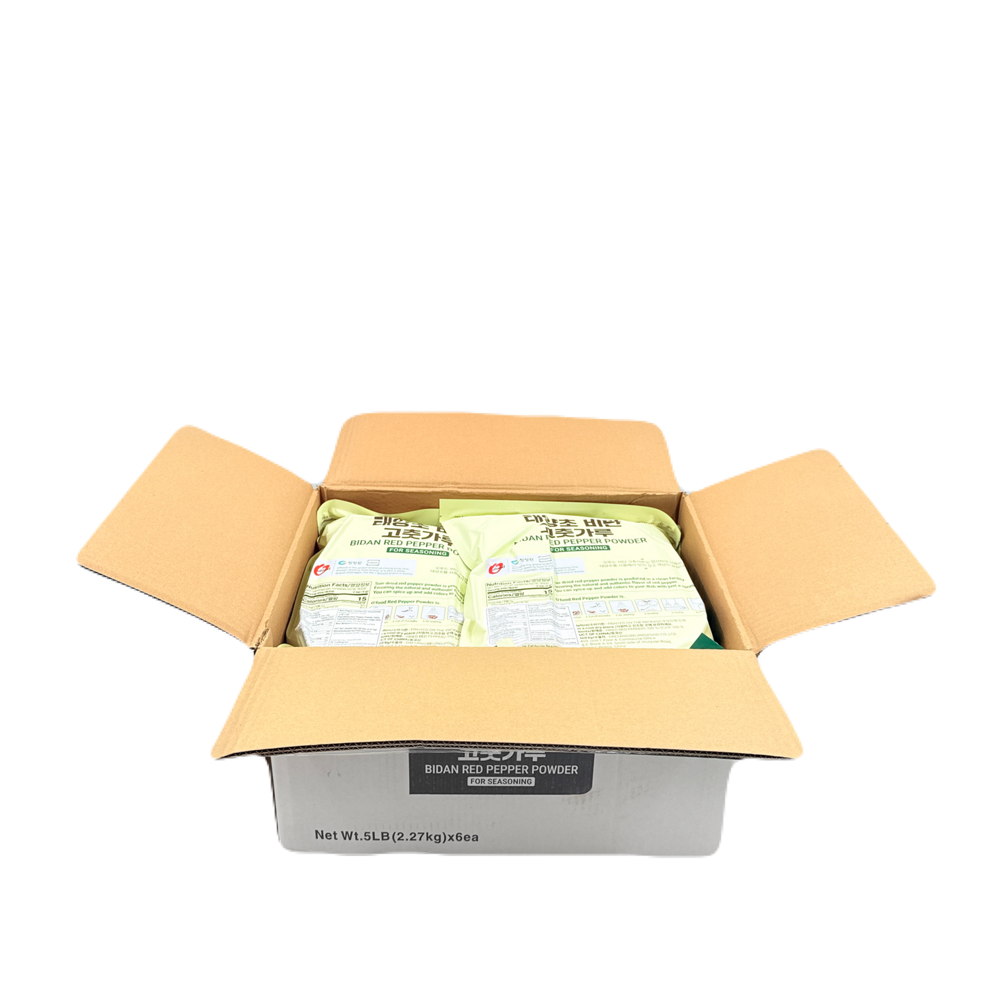 DS RED PEPPER POWDER FINE (5LB*6) 청정원 비단 고추가루 조미용