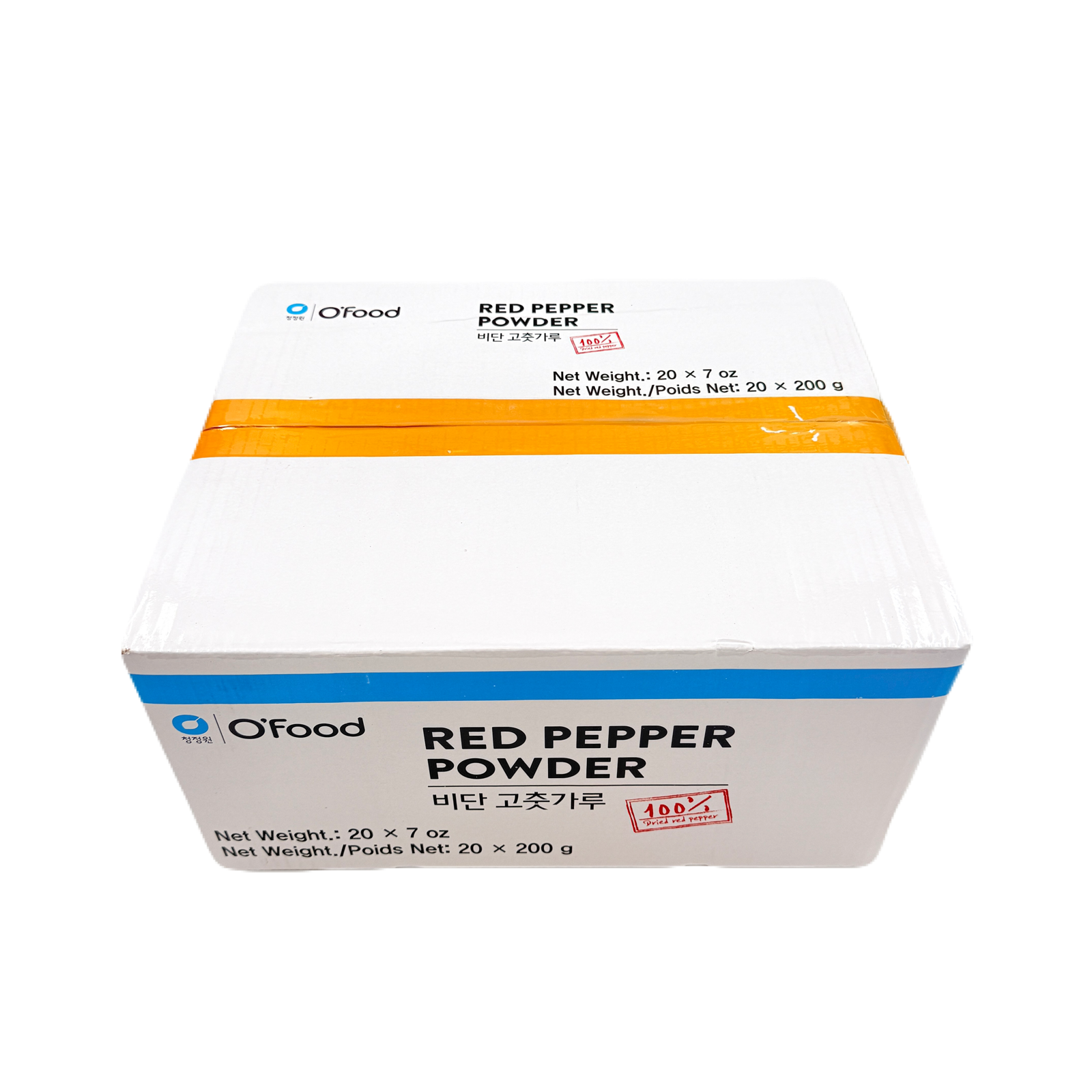 DS RED PEPPER POWDER FINE (200G*20) 청정원 비단 고추가루 조미용 (타원 원형)