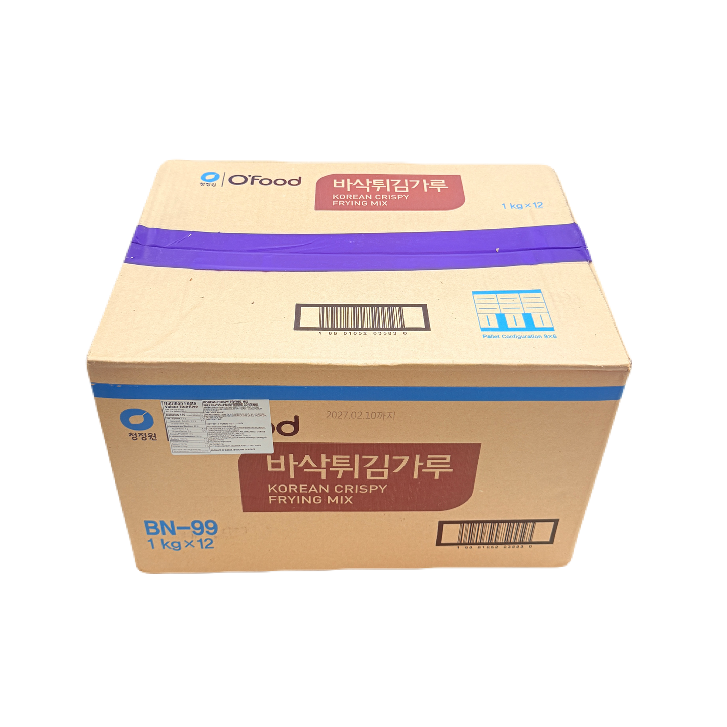 DS CRISPY FRYING MIX (1KG*12) 청정원 튀김가루