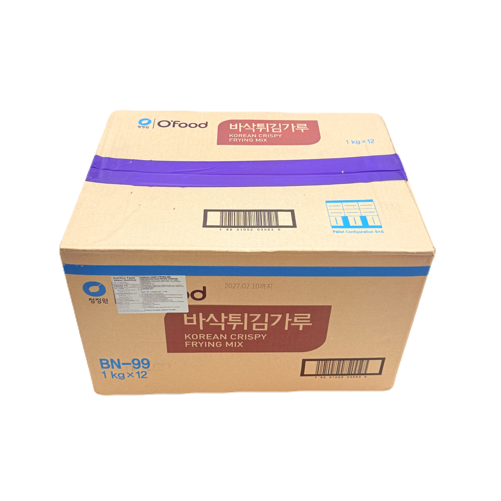 DS CRISPY FRYING MIX (1KG*12) 청정원 튀김가루