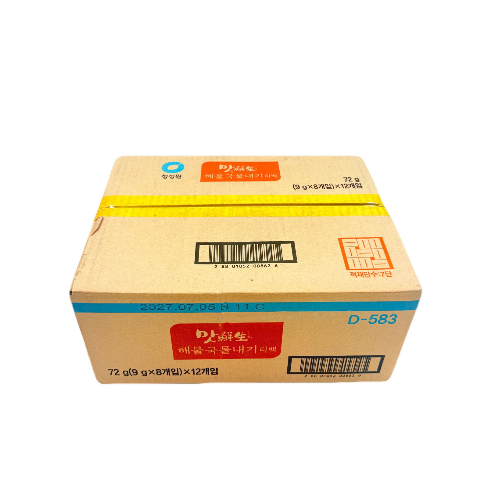 SEAFOOD FLAVOUR SOUP STOCK BAG (72G*12) 맛선생 해물 국물내기 티백