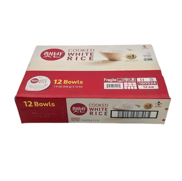 CJ COOKED RICE (210G*12) CJ 햇반