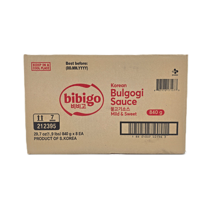 CJ BIBIGO BULGOGI SAUCE  MILD&SWEET (840G*8)  CJ 비비고 불고기 소스 마일드&스윗 (212395)