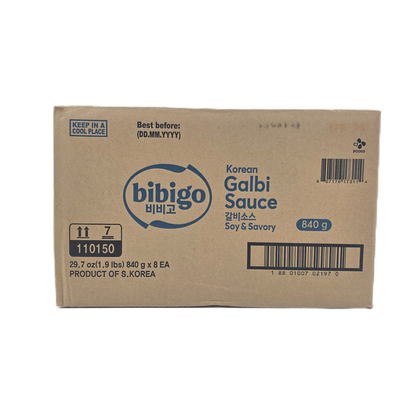 CJ BIBIGO GALBI SAUCE SOY&SAVERY (840G*8) CJ 비비고 갈비소스 쏘이&세이버리 (110150)