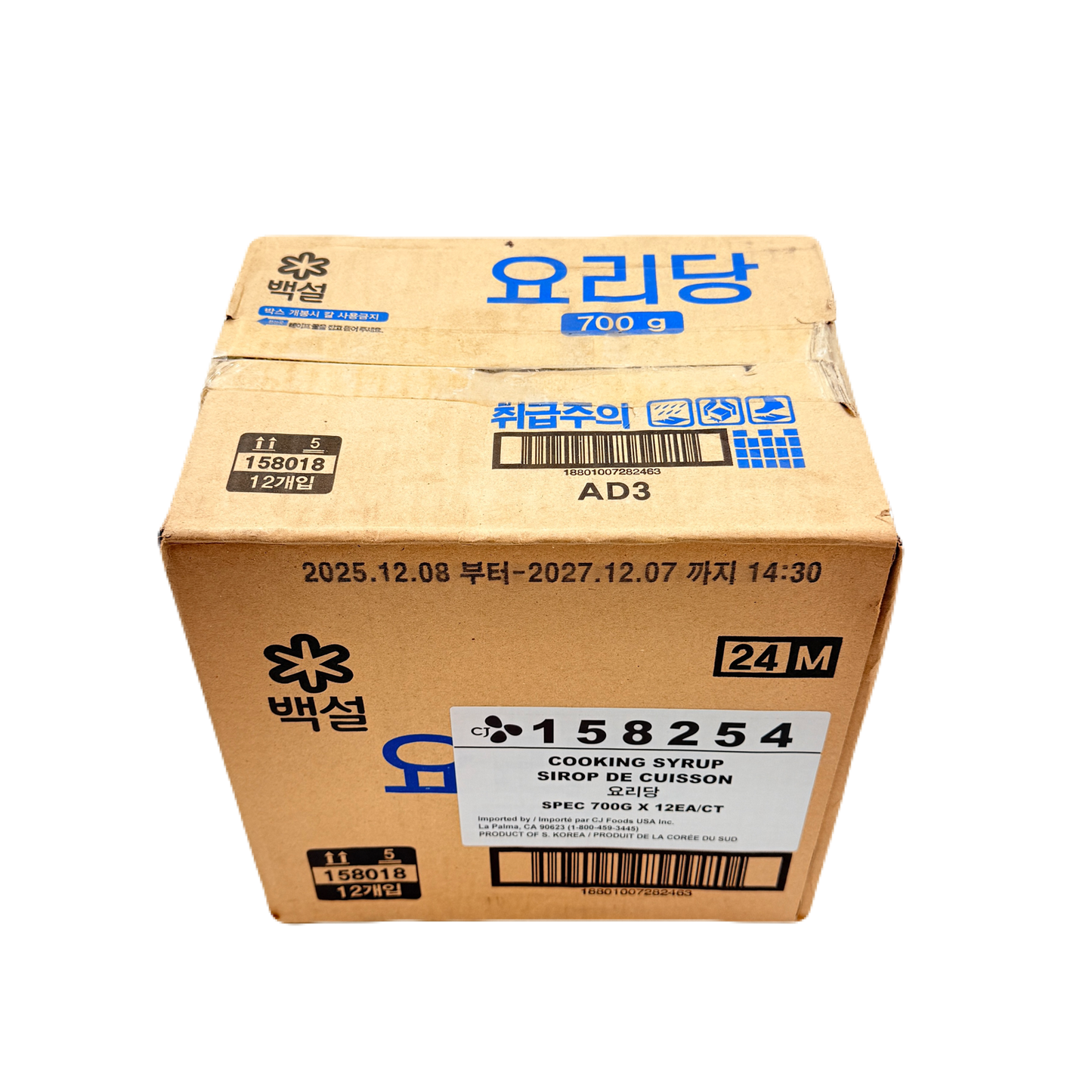 CJ COOKING SYRUP (700G*12) CJ 요리당