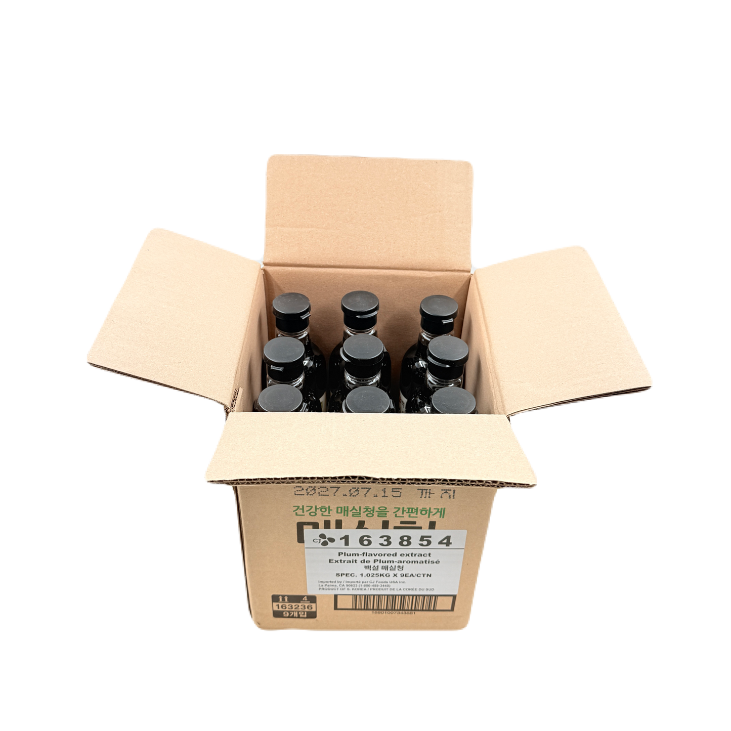 CJ BEKSUL PLUM SYRUP (1.025KG *9) CJ 백설 매실청