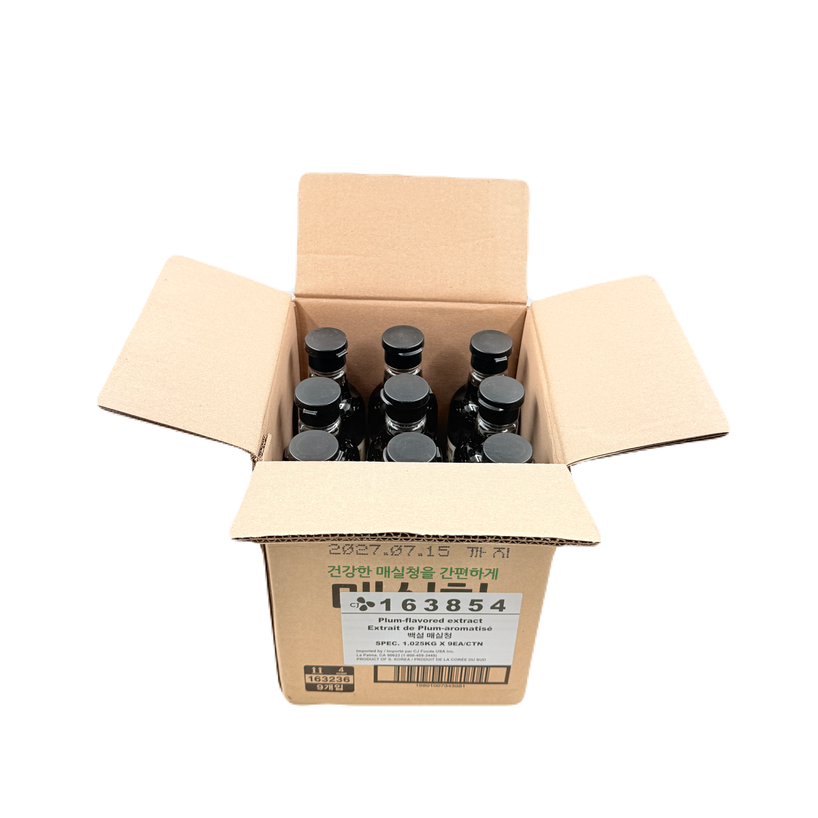 CJ BEKSUL PLUM SYRUP (1.025KG *9) CJ 백설 매실청
