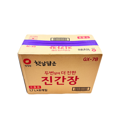 DS SOY SAUCE (1.7L*8) 청정원 진간장